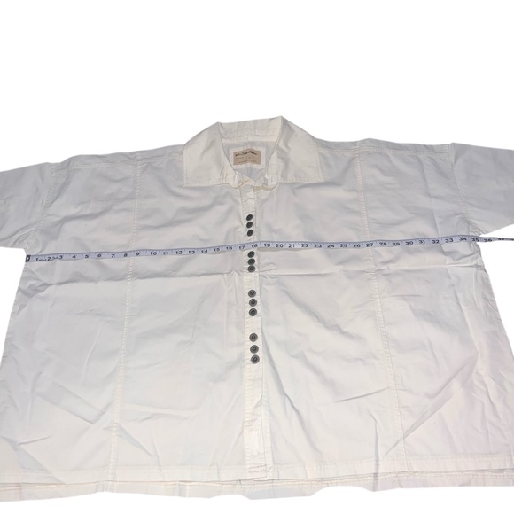 NWOT We The Free Pima Cotton Sophie Shirt Medium Oversized Made Morocco Spain 🇪🇸 - Picture 12 of 14